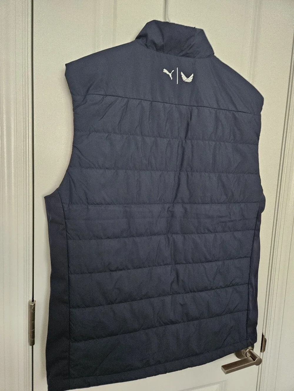 NWT Puma Volition Frost Golf Vest Fairbanks Primaloft Navy Blue Men's Medium